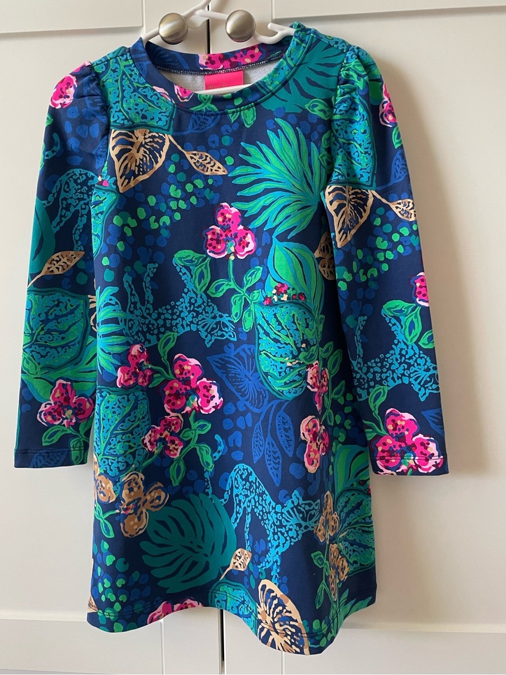 Lily Pulitzer Girls (size S 4-5) Long Sleeve Dress